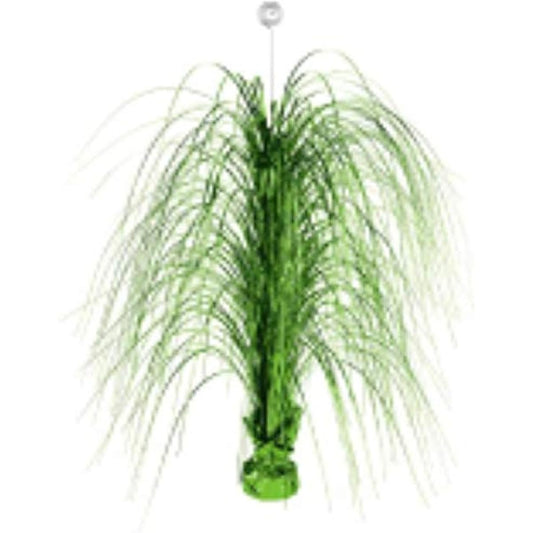 Amscan Amazing Decor Large Foil Spray Centerpiece Kiwi Party Needs 32" 1 Ct Childrens Table, Green