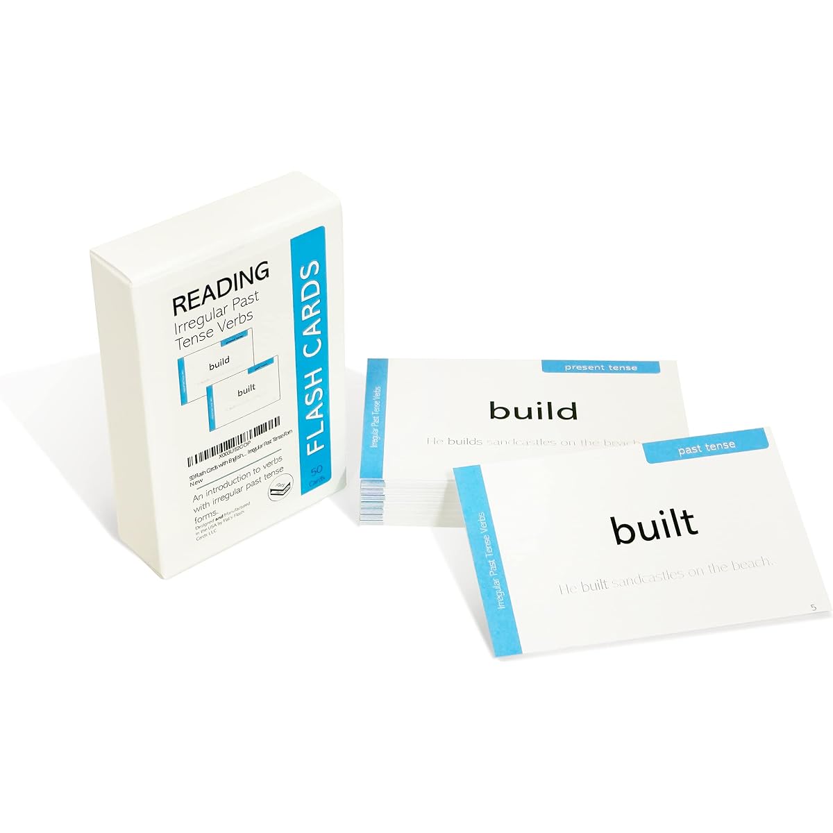 50 Irregular Past Tense Verb Flashcards