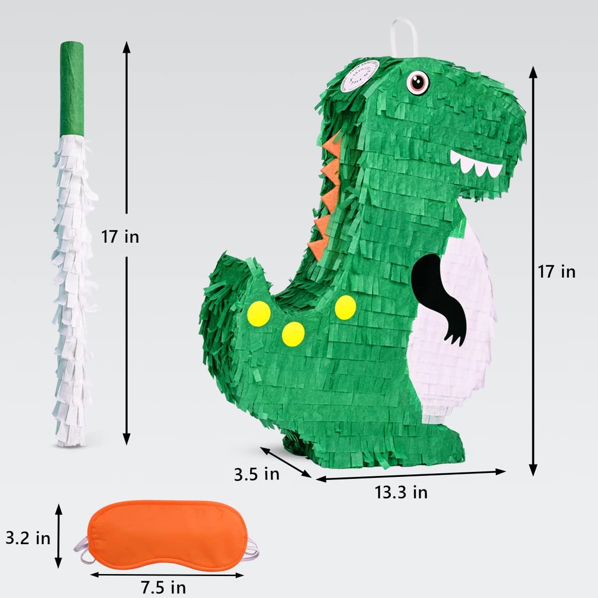 dinosaur pinata birthday party decorations