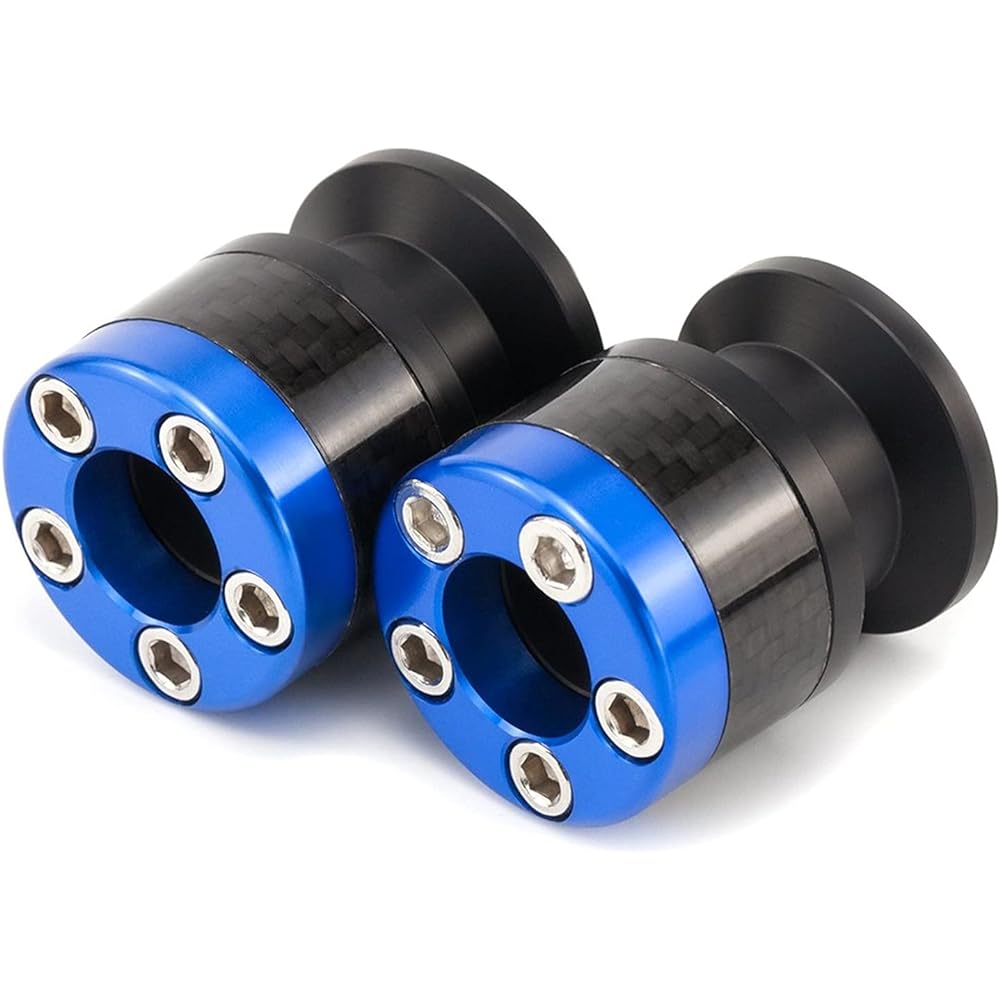 Motorcycle Swing Arm Spool Slider M10 for Kawasaki Ninja ZX6R ZX7R ZX9R ZX10R ZX12R ZX14R Z1000 Z750 10MM Accessories Swing Arm Spool Slider Stand Screw (Color: Gold)