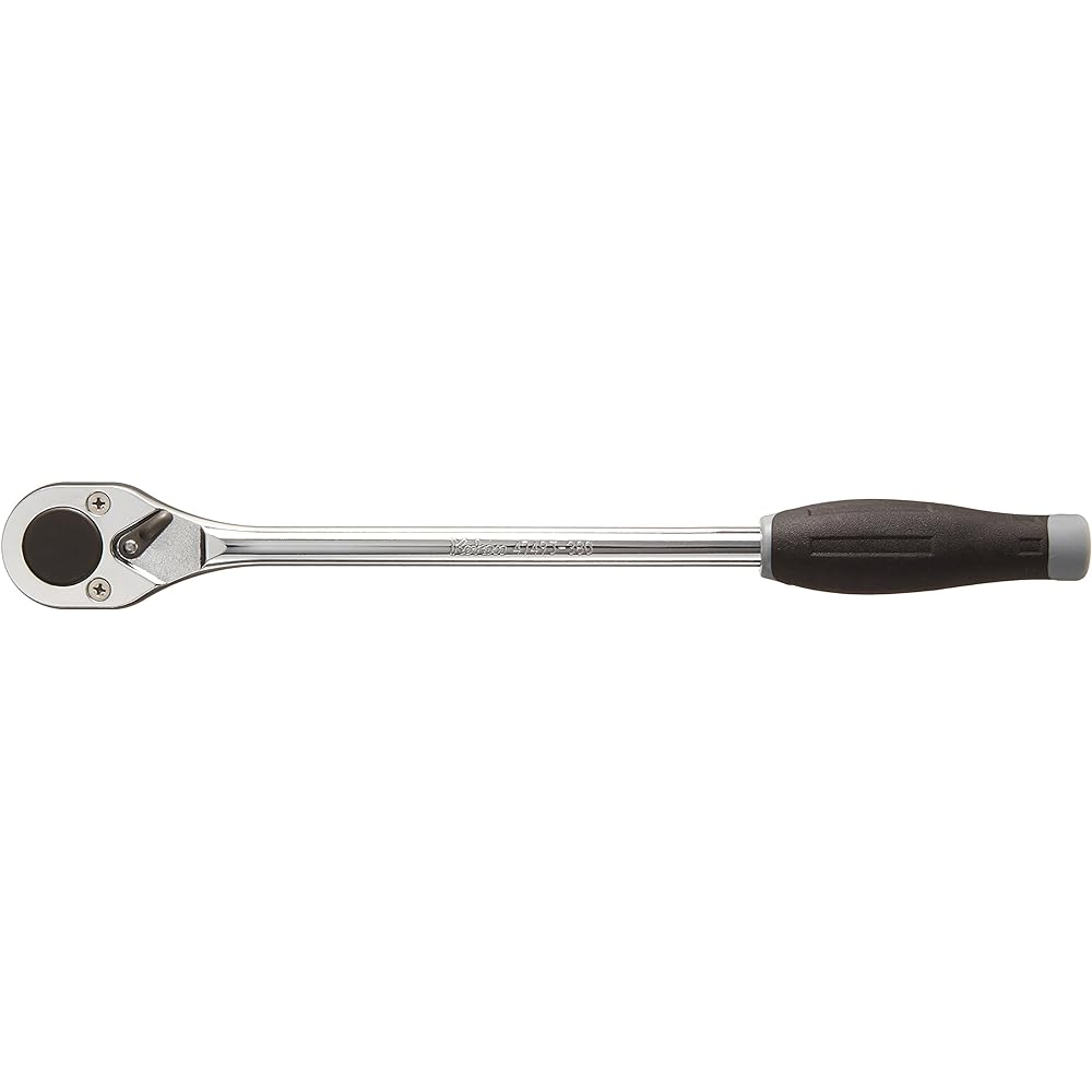 Yamashita Industrial Research Institute Koken 1/2 (12.7mm) SQ. Long Ratchet Handle (Knurled Grip) Total Length 380mm 4749N-380