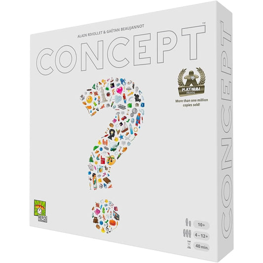 Repos Production Concept Party Game | Award-winning board game | Team-based guessing | Fun family game for adults and kids | Ages 10+ | 4-12 players | Average play time 40 minutes | Made by Repos Production [Parallel import goods]