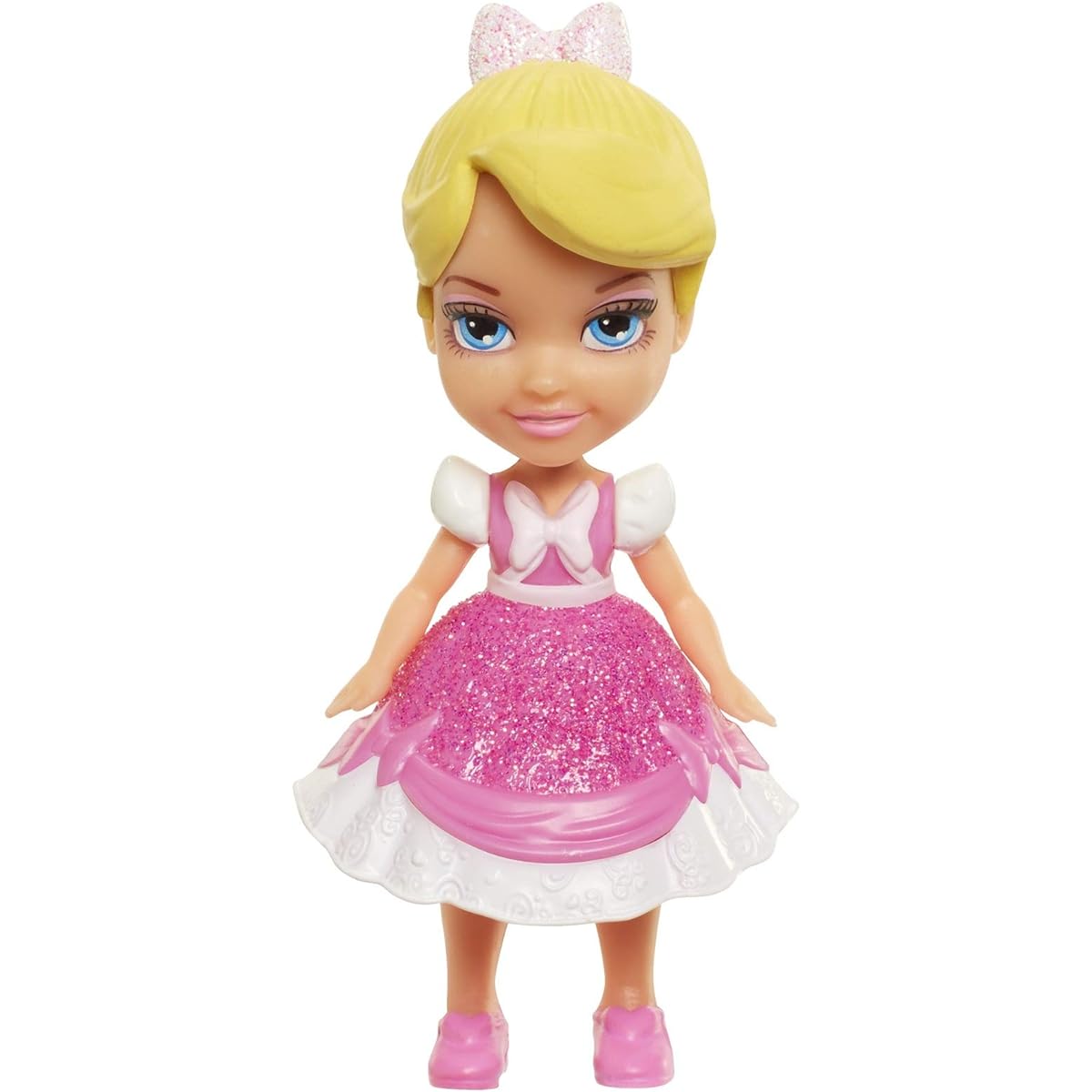 My First Disney Princess Mini Toddler Cinderella Pink Dress Poseable Doll