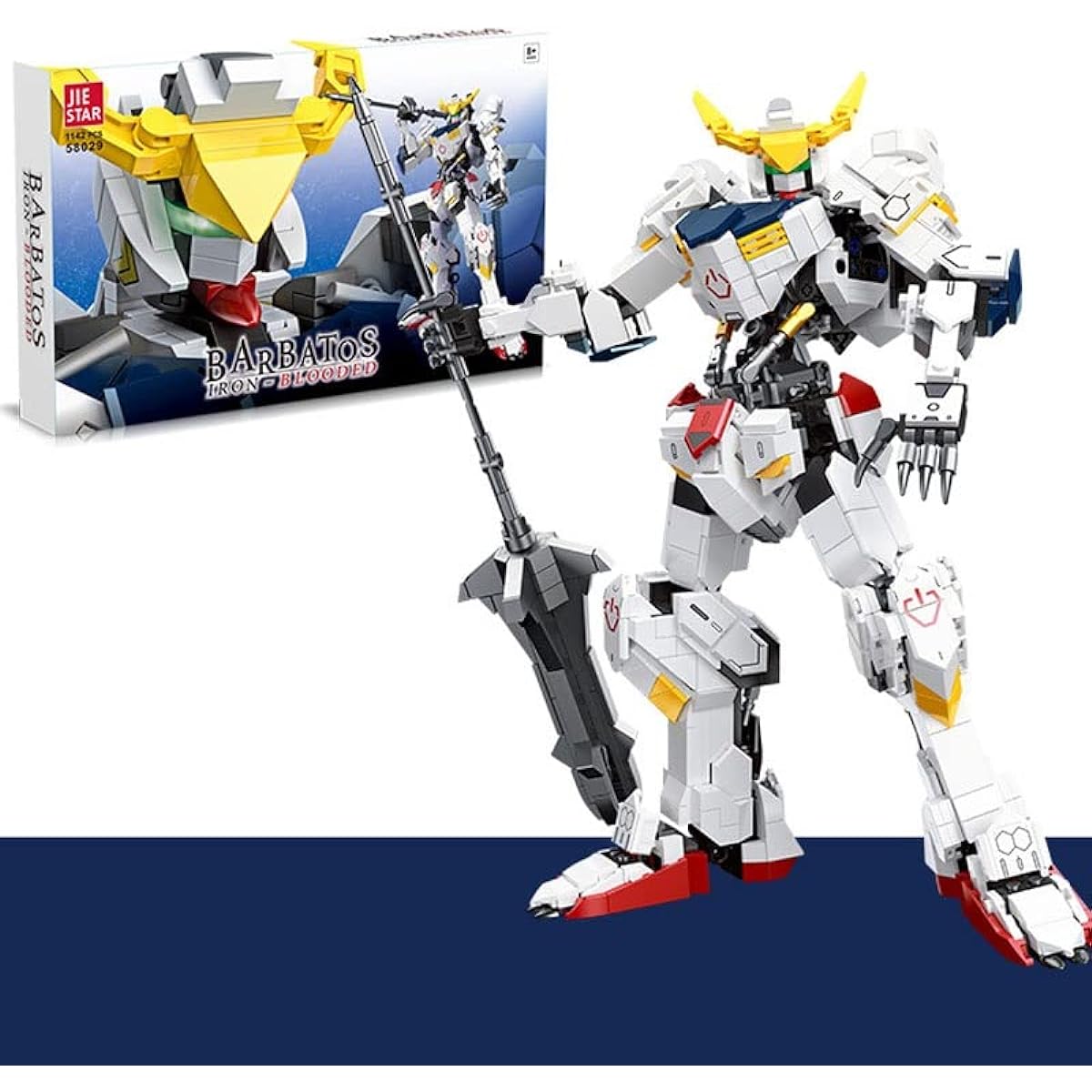 Robot Building Blocks Toys 1142pcs Mini Mecha Building Blocks Set Building Educational Toys Construction Kits Educational Gifts for Boys and Girls 16*11*31cm
