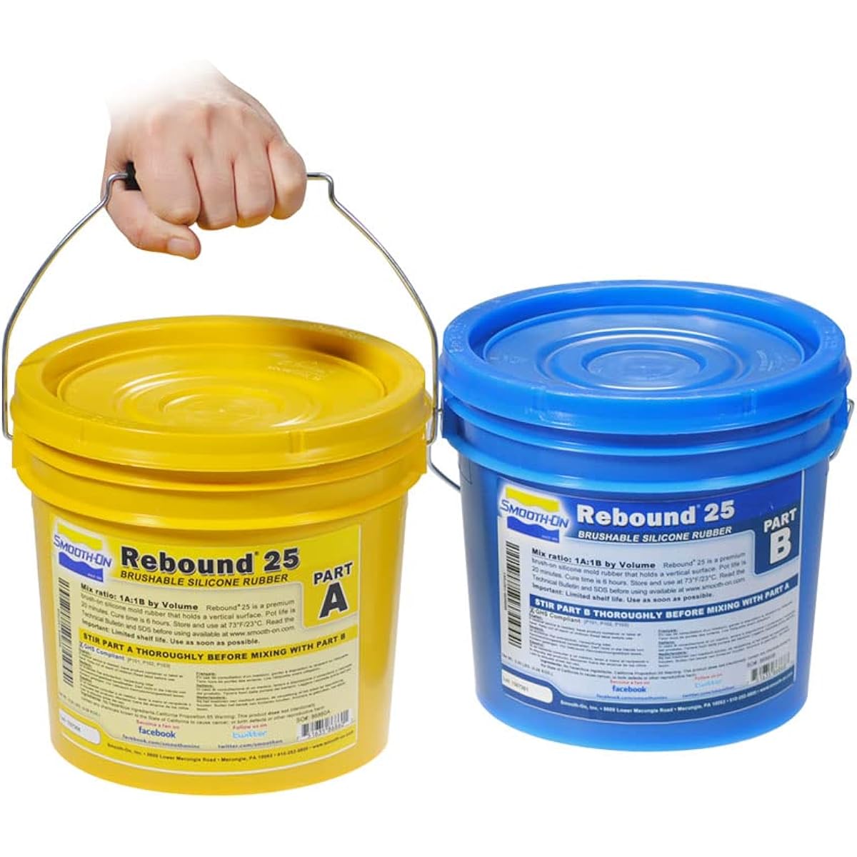 Rebound 25 Brushable Silicone Mold Rubber (Gallon)