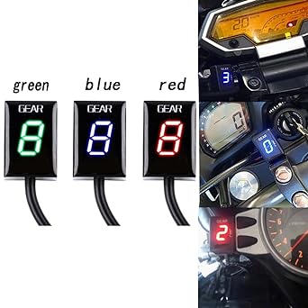 Digital Meter Display Motorcycle 1-6 Level Speed Gear Display Indicator Yamaha T MAX 530 500 TMAX 530 500 FZR1000 TMAX-530 TMAX-500 Indicator Meter Display