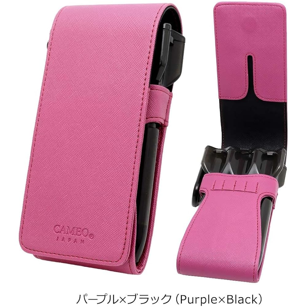 [Darts Hive Limited] CAMEO Darts Case SKINNY LIGHT Limited Purple x Black Darts Case
