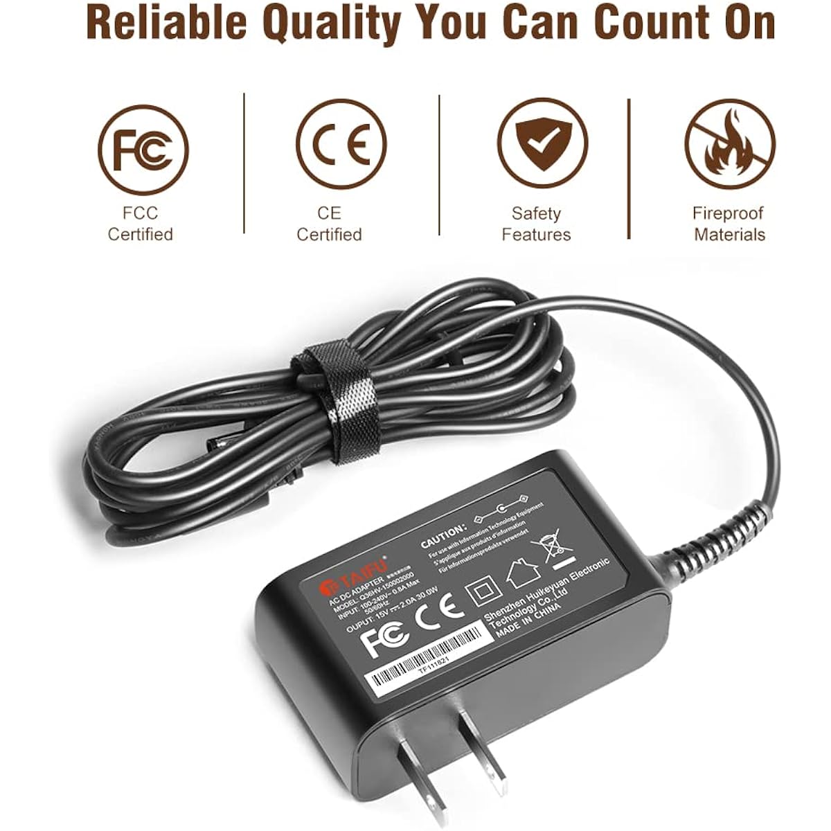 TAIFU 15V DC Power AC Wall Adapter for Litter-Robot II 2 Bubble Classic III 3 Open Air Power Supply Litter-Robot III Open Air LitterMaid LM680C LM980 P-70016 Self-Cleaning Toilet Box Power Cord