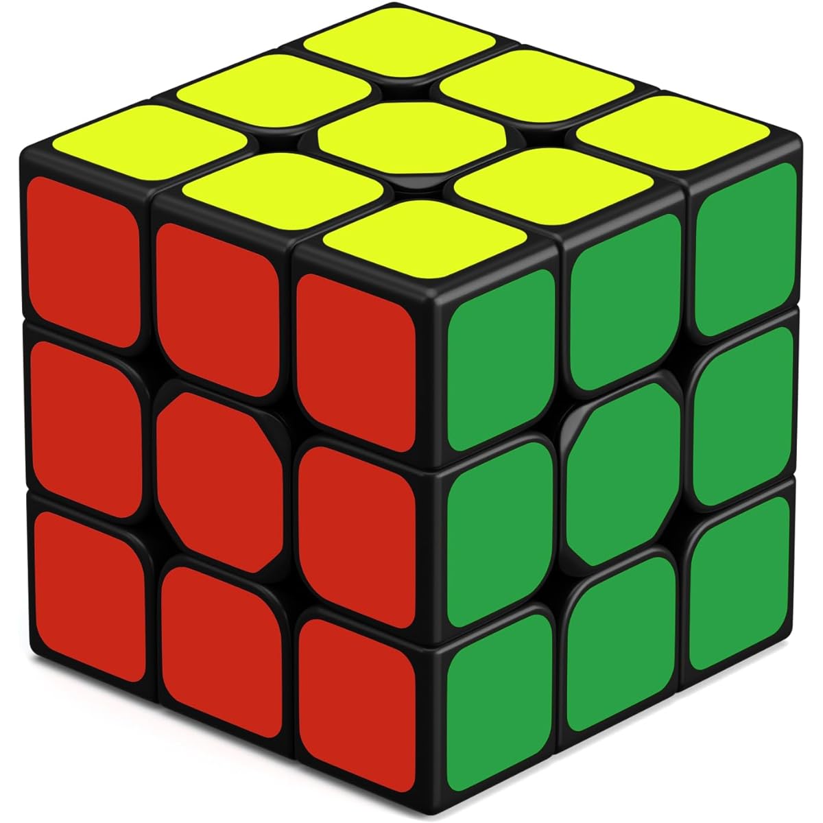 ROXENDA 3x3 Speed Cube 3x3x3 Qiyi Qihang Speed Cube Super Durable Sticker Vivid Color Puzzle Magic Cube