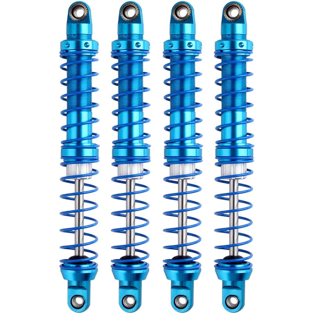 INJORA Oil Adjustable Metal Shock Absorber Damper for 1/10 RC Car Truck Crawler Axial SCX10 TRX4 D90 (100mm)