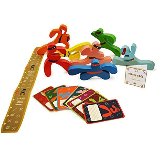 Shumee Wooden Ninja Balance Toy for Toddlers, Kids, Preschool Age Children | Educational Toys | 100% Safe, Natural & Eco-Friendly | 5 Years and Up