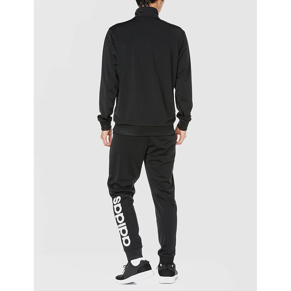 Adidas Jersey Top and Bottom Set Linear Logo Tricot Tracksuit ECT04 Men's