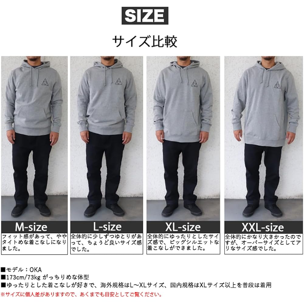 [Huff] Box Logo Pullover Hoodie BOX LOGO PULLOVER HOODIE PF00098 Men's [Parallel Import]