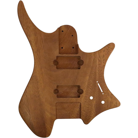aternee Unfinished electric guitar body with pickup hole for luthier accessories