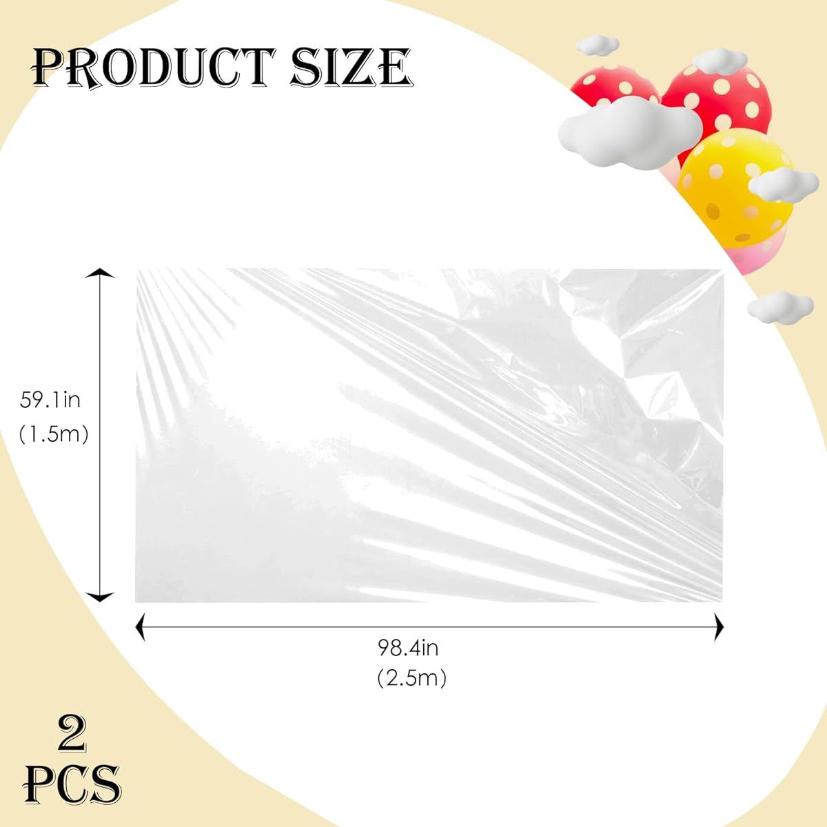 Large Balloon Bags for Transport 98.4 x 59.1 Inch 2pcs Large Plastic Bags for Transporting Balloons Balloon Carry Bags Huge Storage Bags for Birthday Celebration Eve Party Christmas Supplies