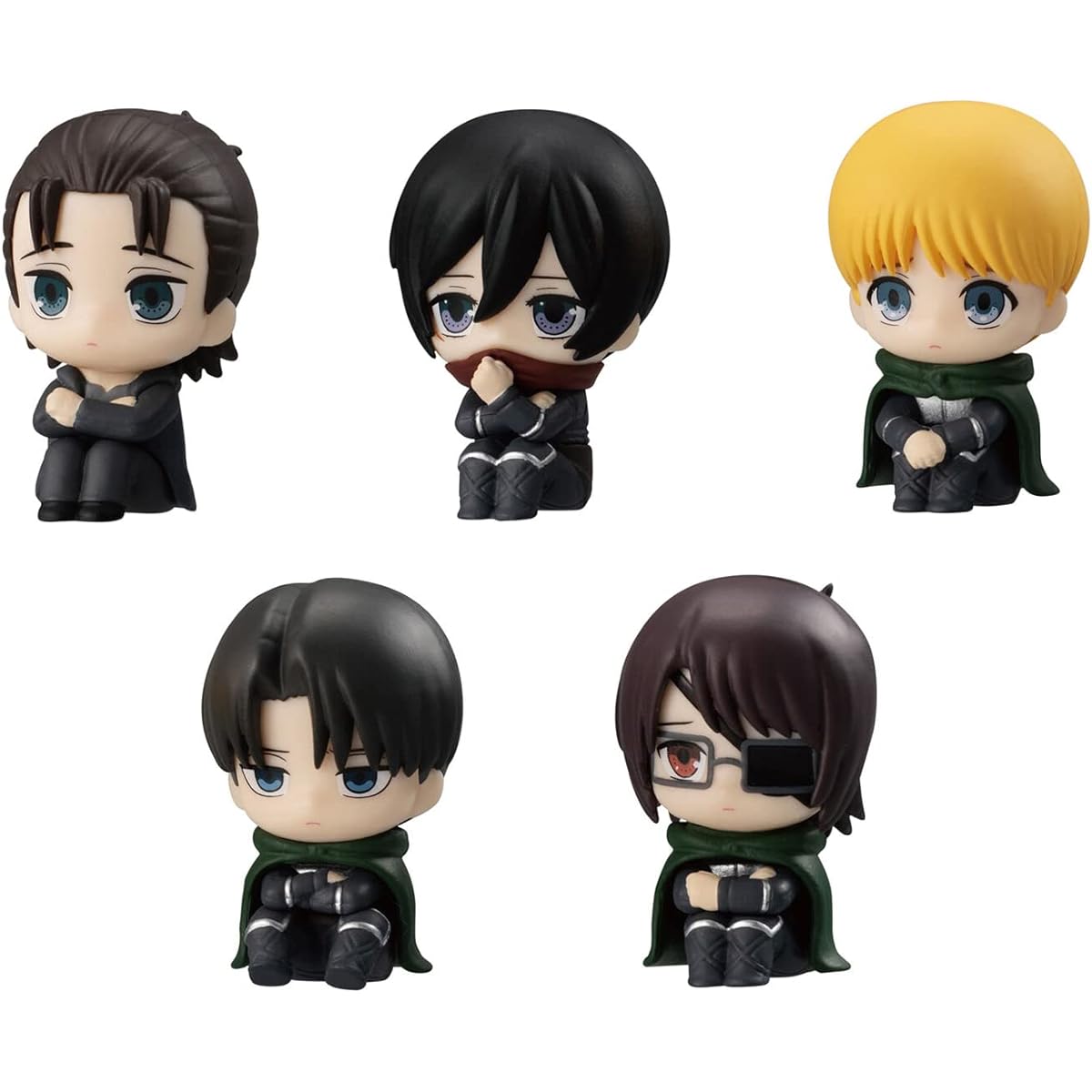 Machiboke Attack on Titan The Final Season [Set of 5 types (Full Complete)] Gacha Gacha Capsule Toy