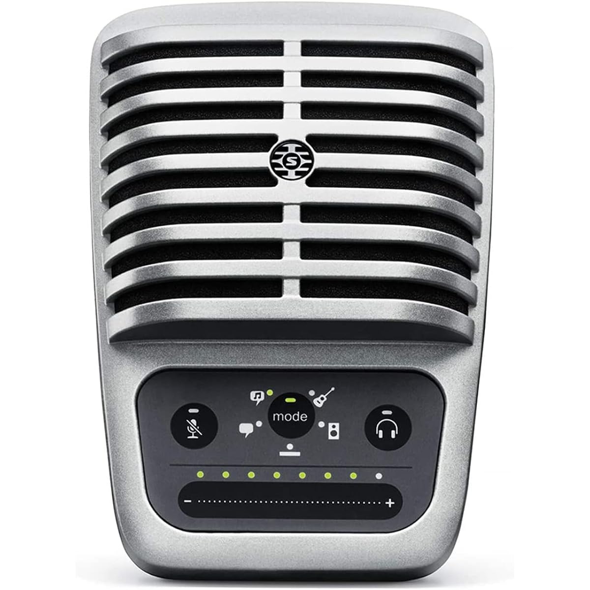 Shure MV51 Digital Large Diaphragm Condenser Microphone with USB, Lightning, and USB-C Cables - 5 DSP Preset Modes (Voice, Singing, Flat, Acoustic Instruments, Loud)