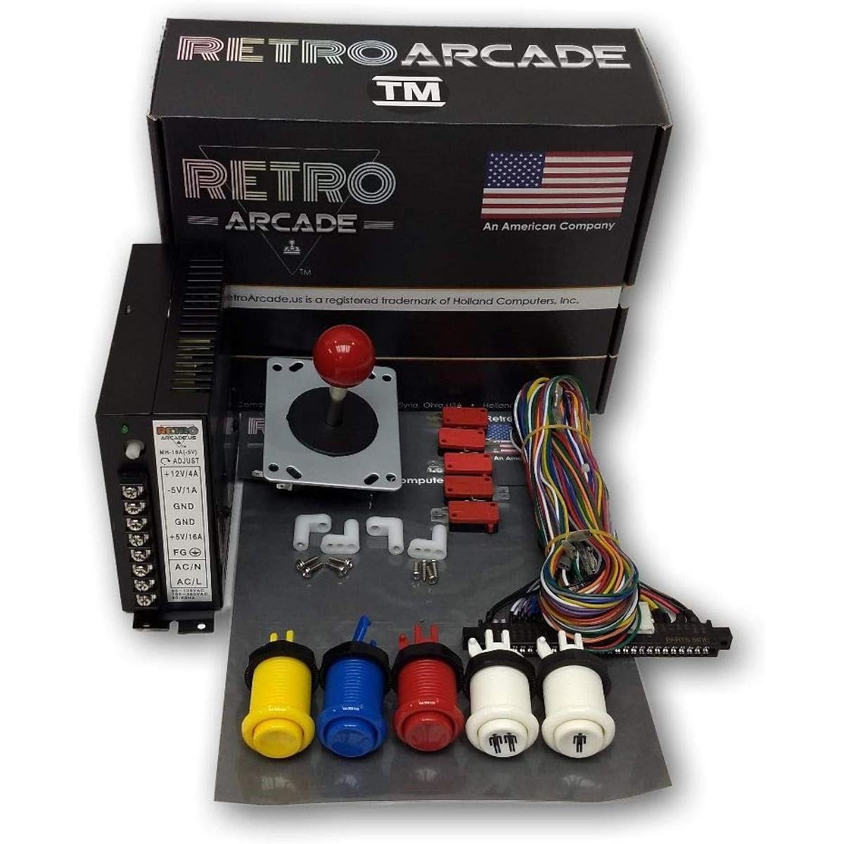 Jamma 60-in-1, Mame Retro PI Classic Arcade Multi-Game Multicade Arcade Game Control Kit