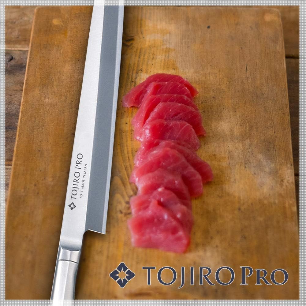 Tojiro Yanagiba 270mm Made in Japan Molybdenum Vanadium Steel Single Edge Kansai Style Sashimi Knife All Stainless Steel TOJIRO PRO SD Molybdenum Vanadium Steel F-623