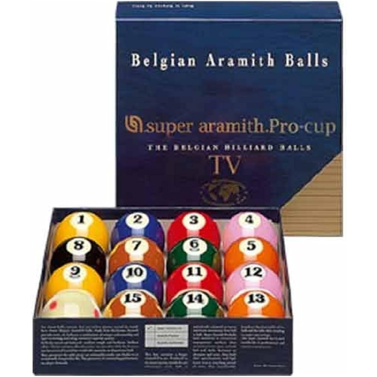 Super Aramith pro-cup TV pool ball