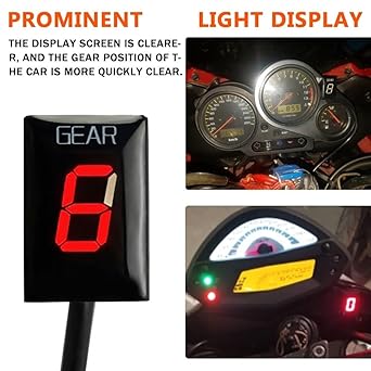 Digital Meter Display Yamaha XJ6 FZ6 Fzh150 Fzh 150 Bt1100 Bulldog BT 1100 Ralder Roadllner Motorcycle Accessories Gear Indicator Speed Display Indicator Meter Display