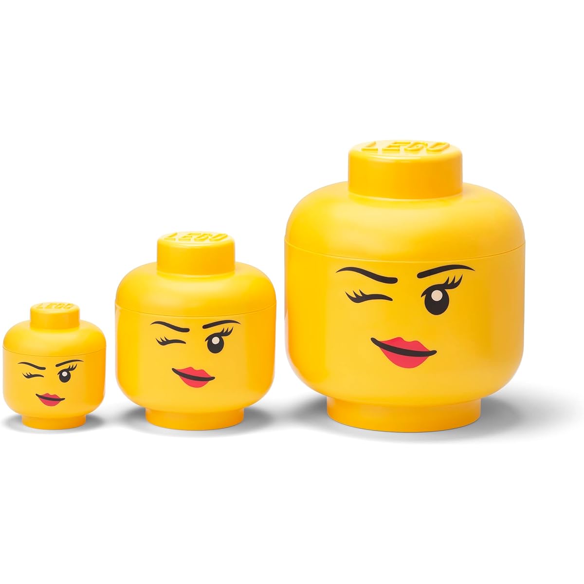 LEGO Storage Head Collection Wink Girl
