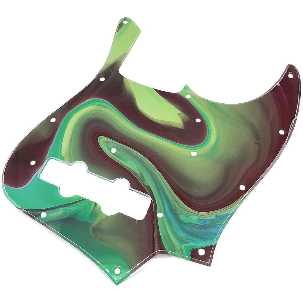 Jazz Bass Jazz Bass Marble Pickguard JA4-1 Compatible with Fender etc.