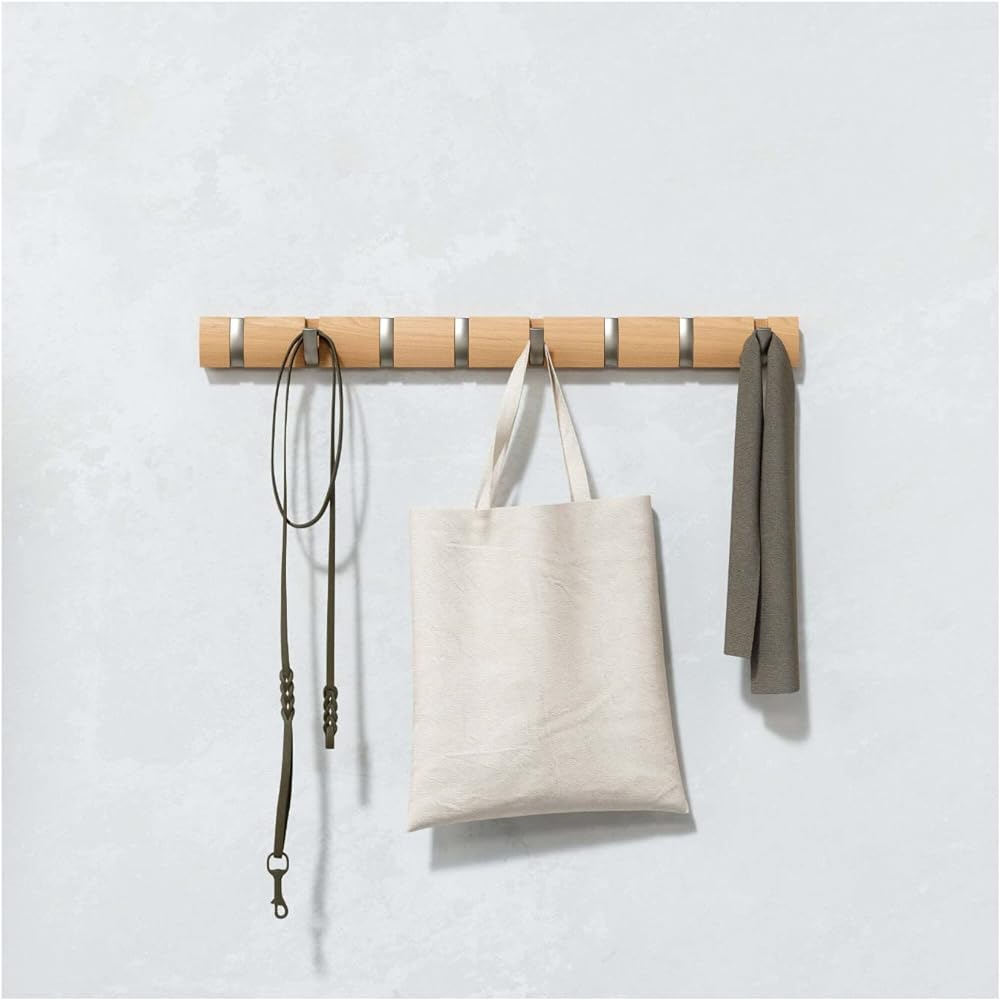 umbra Wall Hanging Hook Wall Hanger Storage Hook Wooden 2318858390 Natural