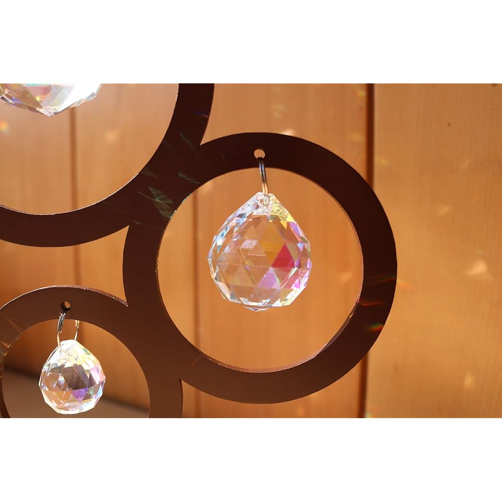 [Made by Asfour] Nornir Wooden Suncatcher Figurine with Stand Asfour Crystal
