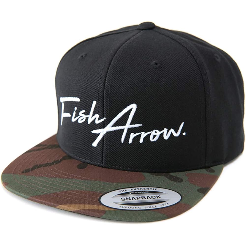 [Fish Arrow] NEW logo flat cap