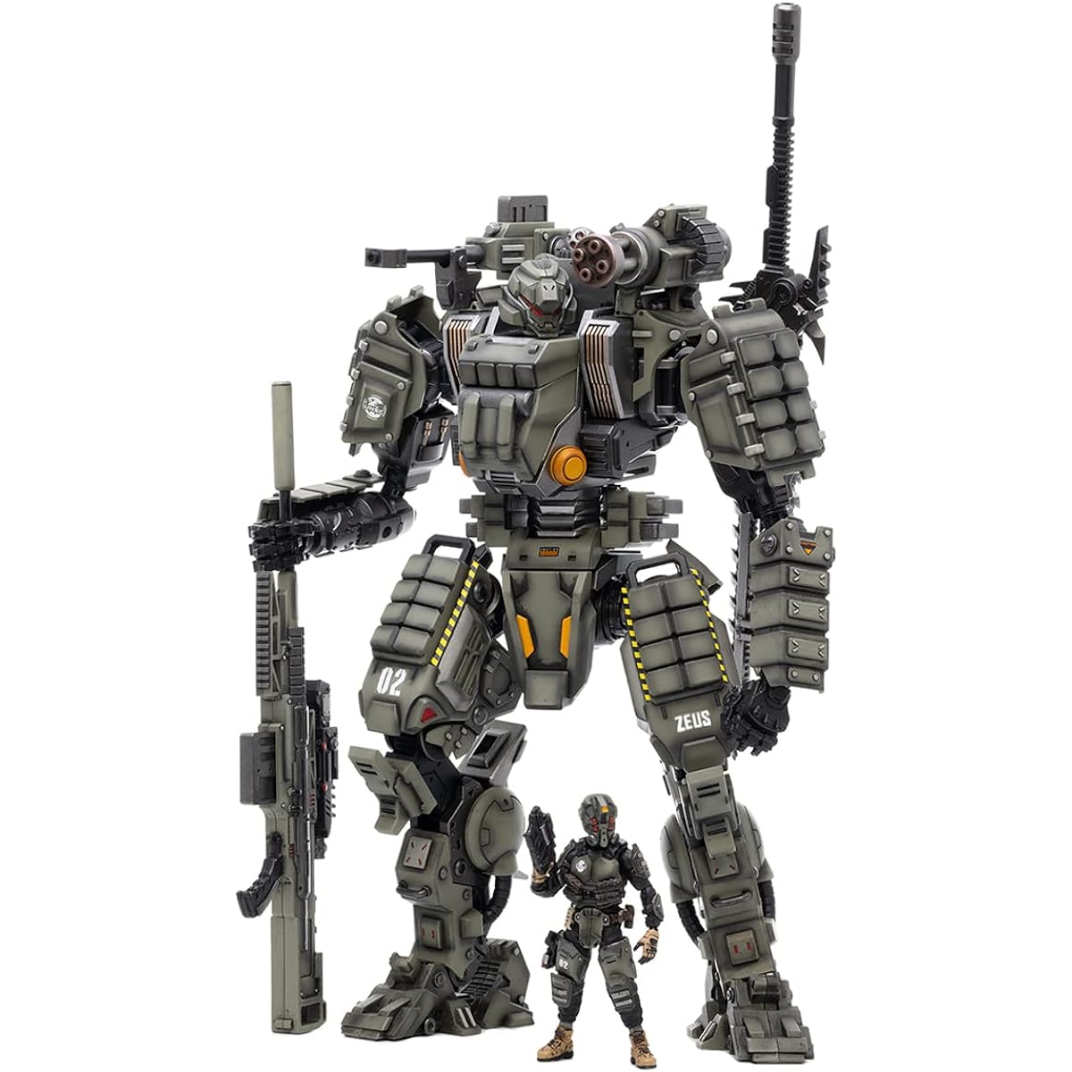 JOYTOY Yamigen Series "New Zeus" Combat Mecha Heavy Firepower Ver. 1/18 Scale PVC & ABS Painted Movable Figure