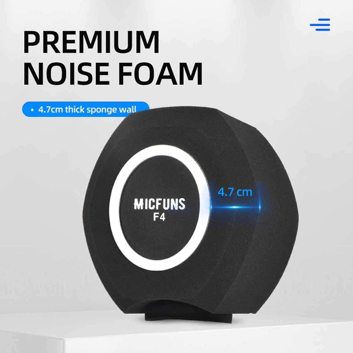 Micfuns F4 Microphone Windscreen Pop Fritter (Black)