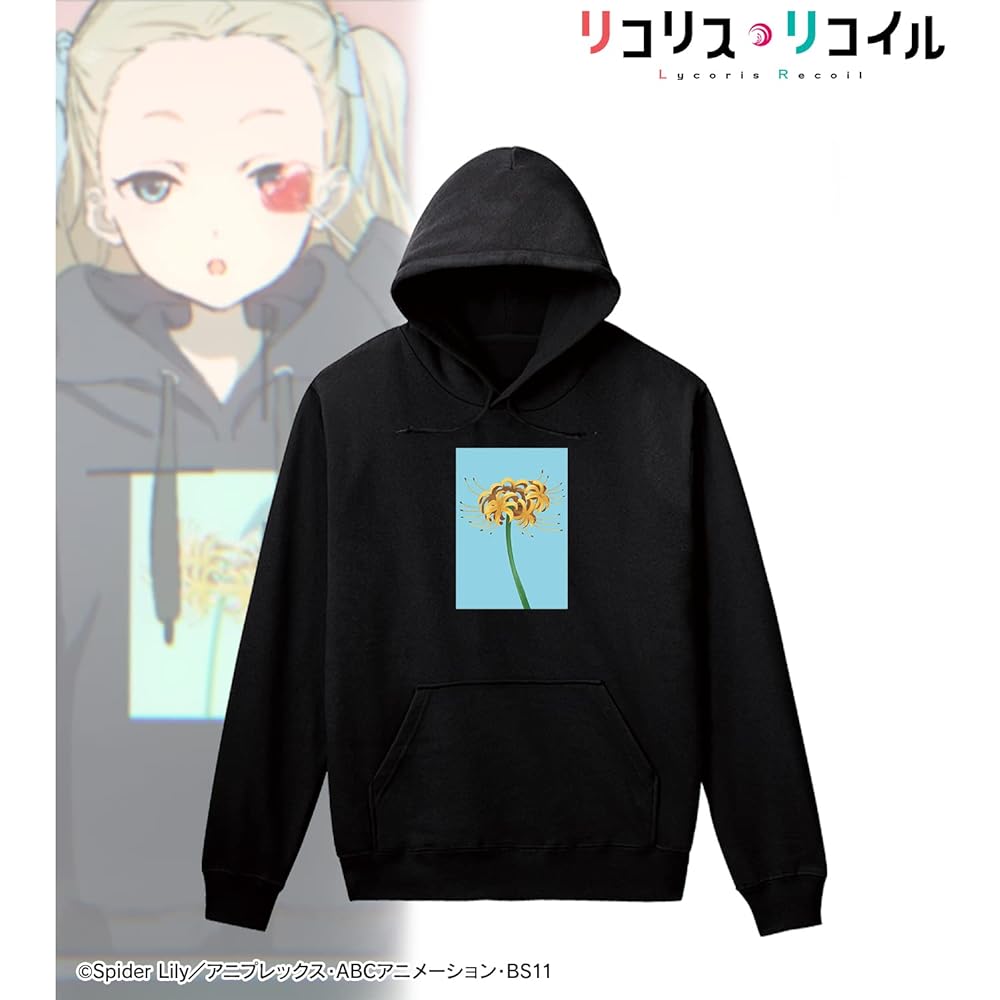 TV Anime "Licorice Recoil" Walnut Eyecatch Worn Hoodie Women's L Size