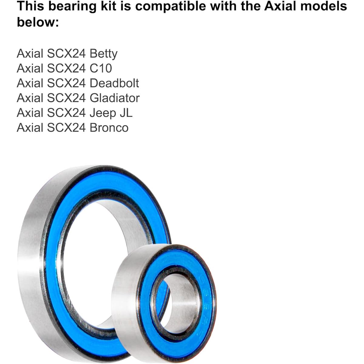 Winter Evening - Axial SCX24, Deadbolt, Wrangler, 1967 C10 Bearing Kit
