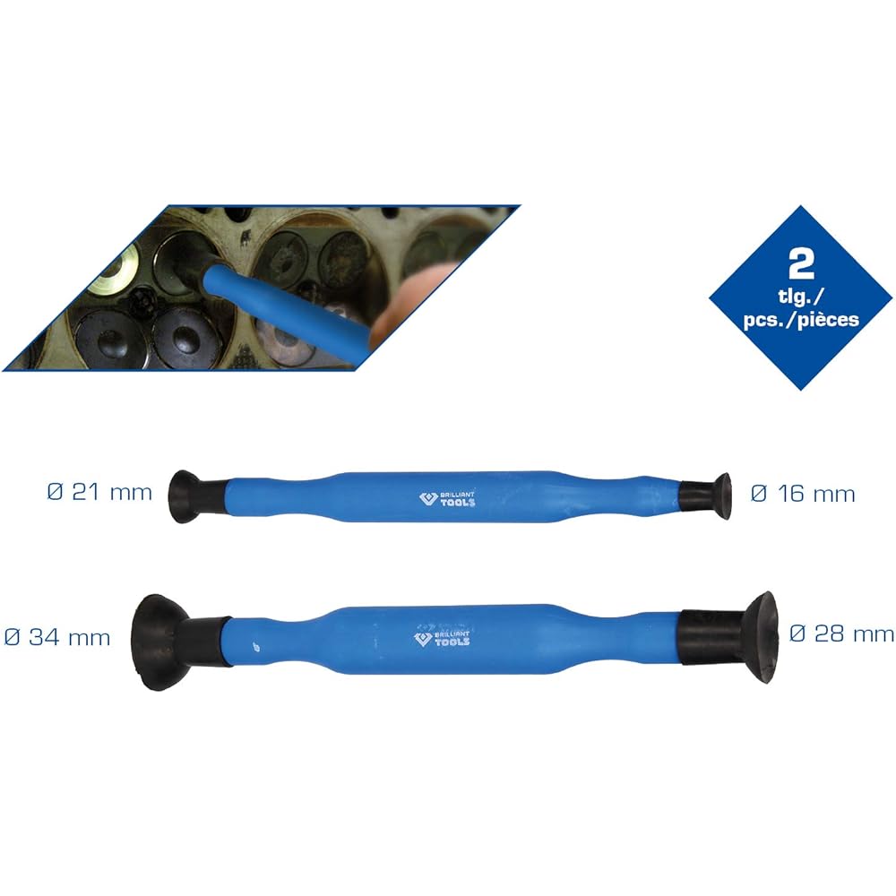 KS Tools Double Cup Valve Grinder Set 2 Pieces BT546000