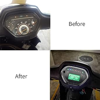 insiptions 2X for Wave 100 Old/Ex5, Class/Wave Alpha 110 CD LCD Speedometer, PNP Digital Meter Alpha, Odometer Tachometer
