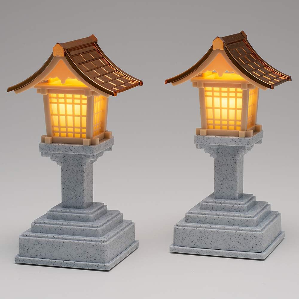 Buddhist Altar Shop Takita Shoten Kasuga Lantern (Copper Roof) LED Cordless (Pair) Height 15.5cm x Roof Width 8.2cm◆Indispensable tools for altars (shrines), shrines, and offerings in front of the shrine [Certificate issued by Takita Shoten included]