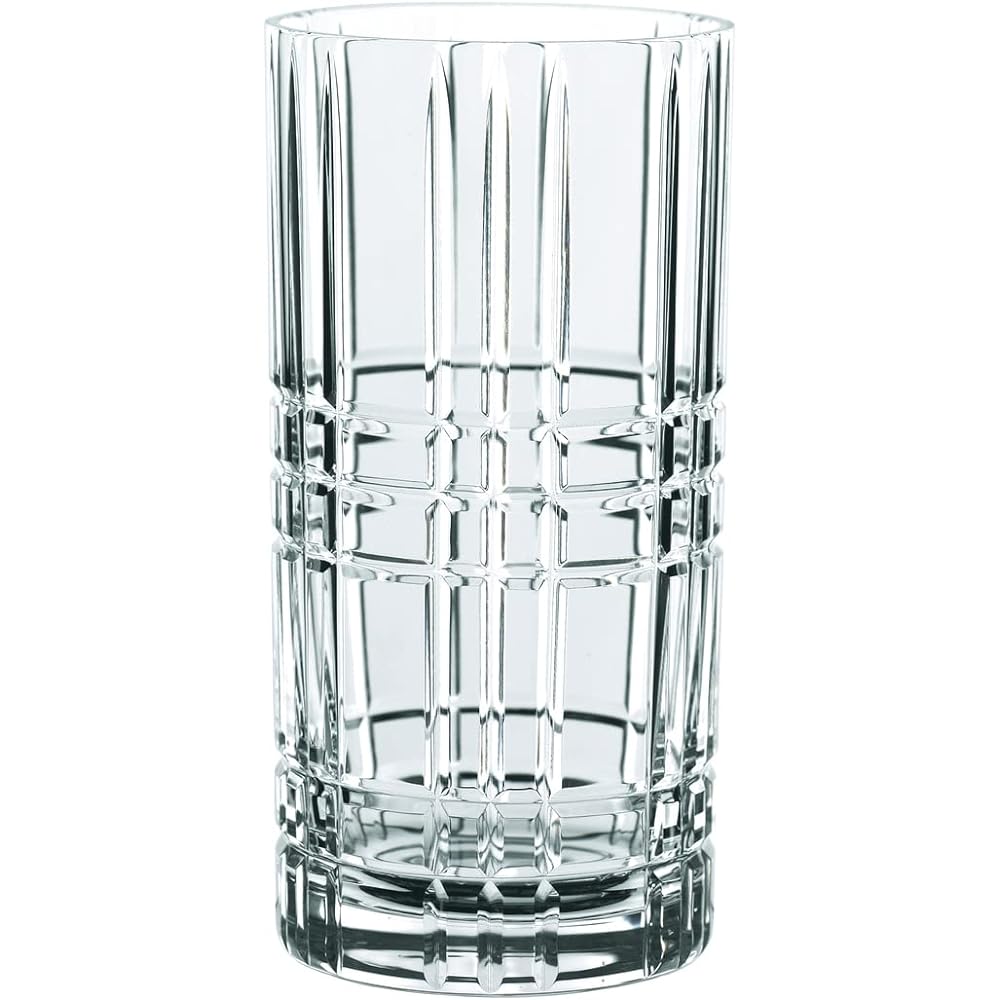 Nachtmann Glass Tumbler Clear 445ml Highland Long Drink 97784 4 pieces