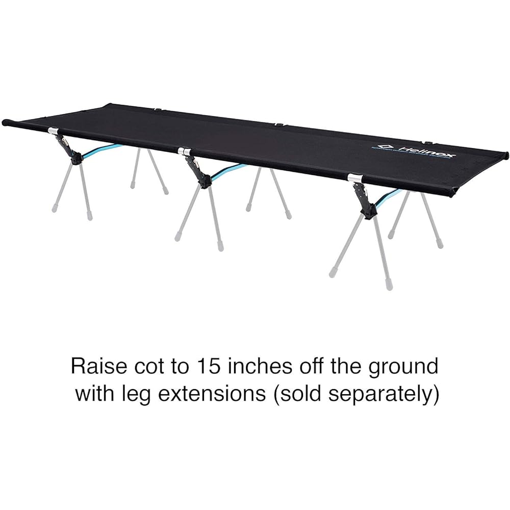 Helinox COT ONE Convertible Black Lightweight Adjustable Compact Foldable Portable Camping Cot [Parallel Import]