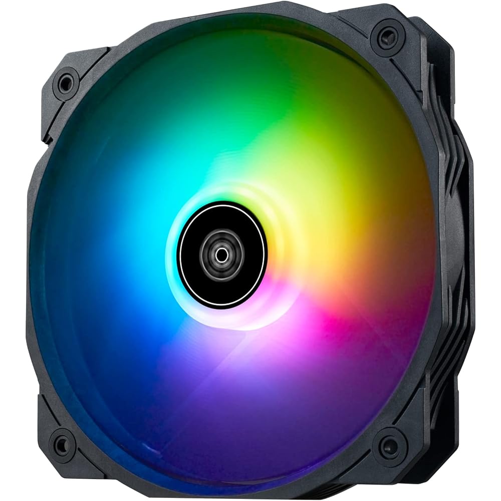 Silver Stone SF160B ARGB Case Fan 160mm SharkForce Fan Blade Low Noise Fan SST-SF160B-ARGB black