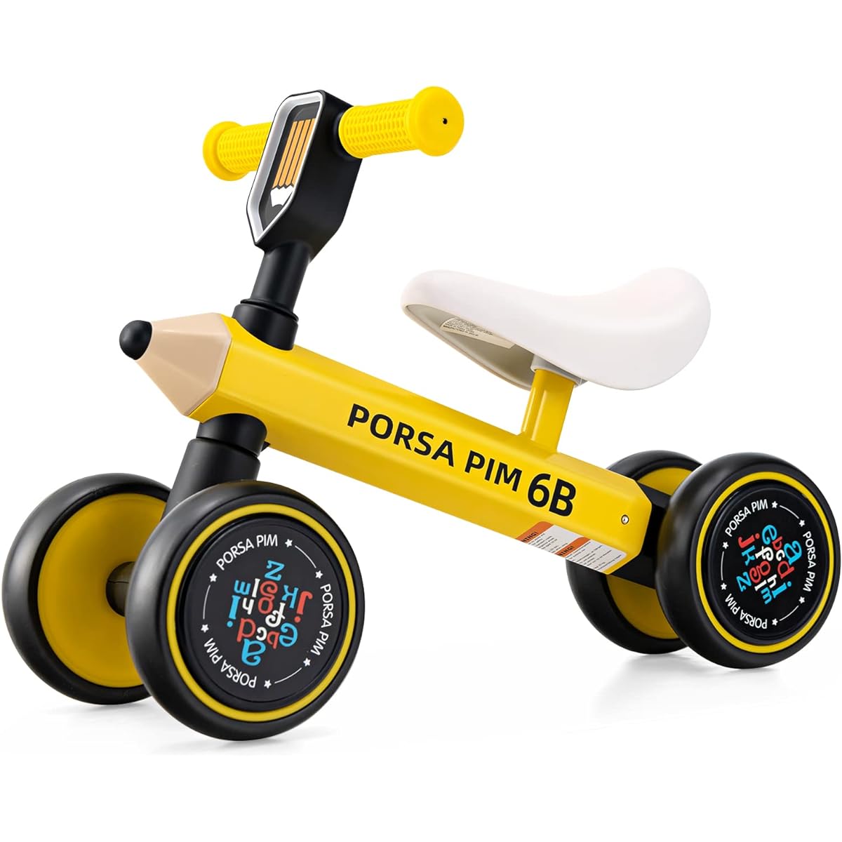 INFANS Baby Balance Bike for 1 Year Old, No Pedal Tricycle, Toddler, Boy, Girl, Toddler, Baby, First Horse Riding Toy, Bike, Birthday Gift, Indoor, Outdoor, 12-36 Months
