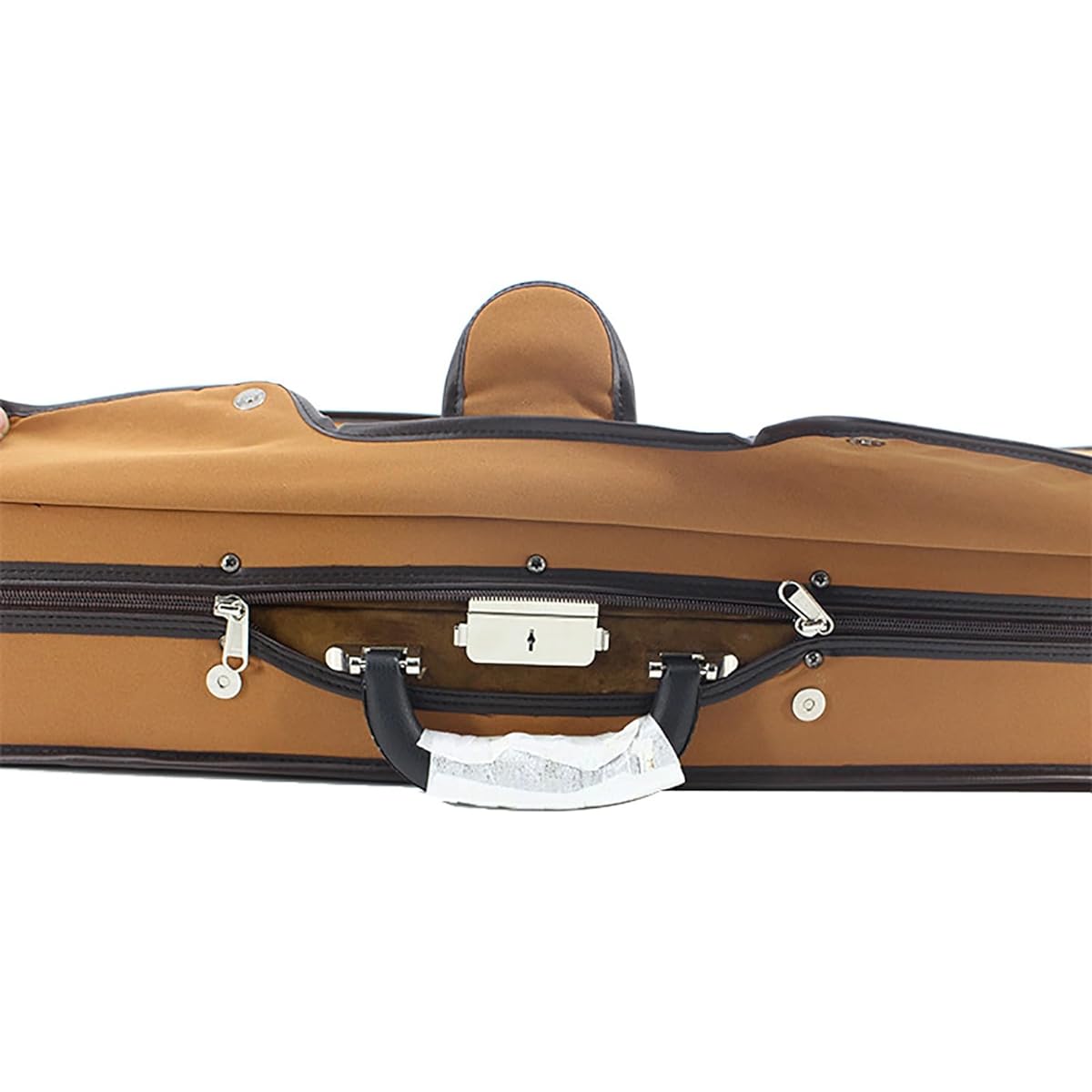 Lightweight Violin Case Wooden Case Embossed Velvet Lining with Moisture Meter Wooden Case Violin Storage Case