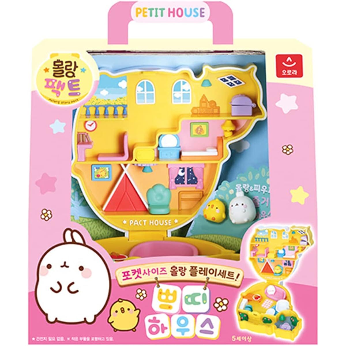 RaoNEE Molang Petit House Figure Playset Korean Toy