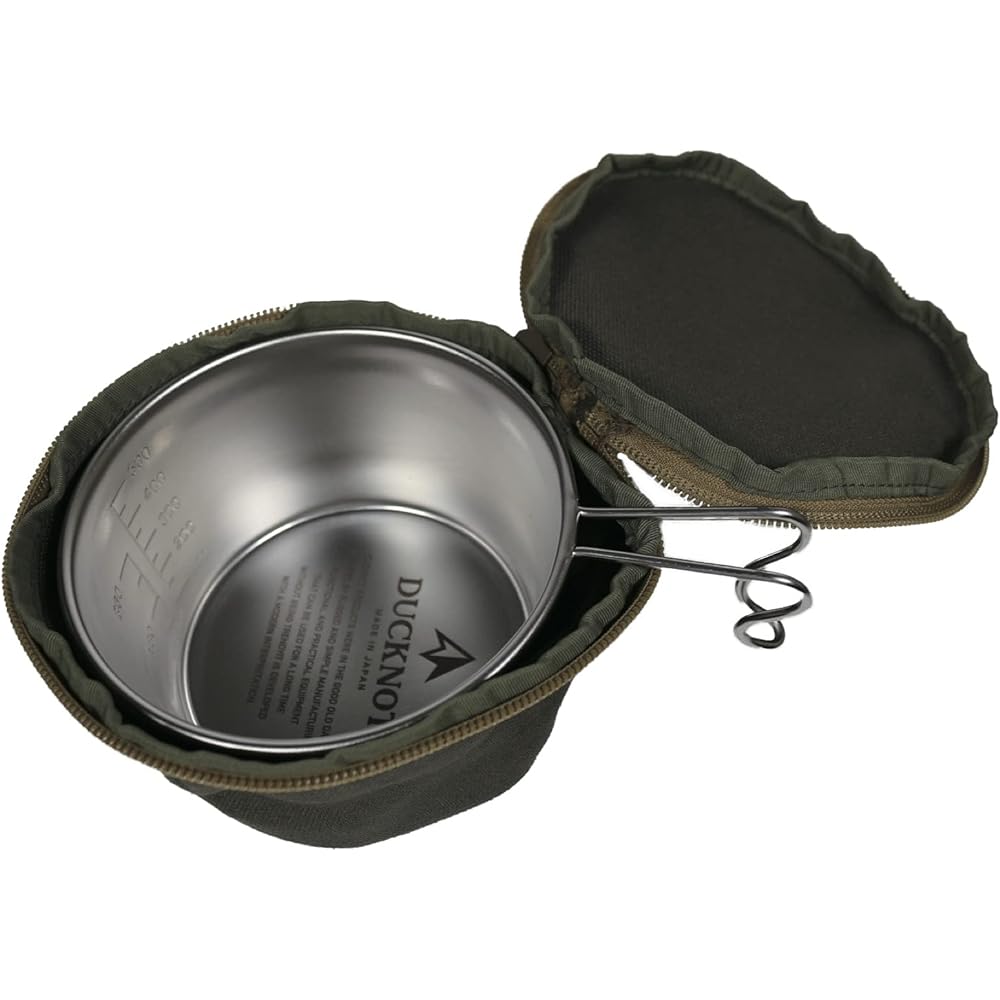 [DUCKNOT] Sierra Cup Case 600 Canvas Sierra Cup Case Storage Case Storage Pouch Sierra Case Camping Outdoor Made in Japan