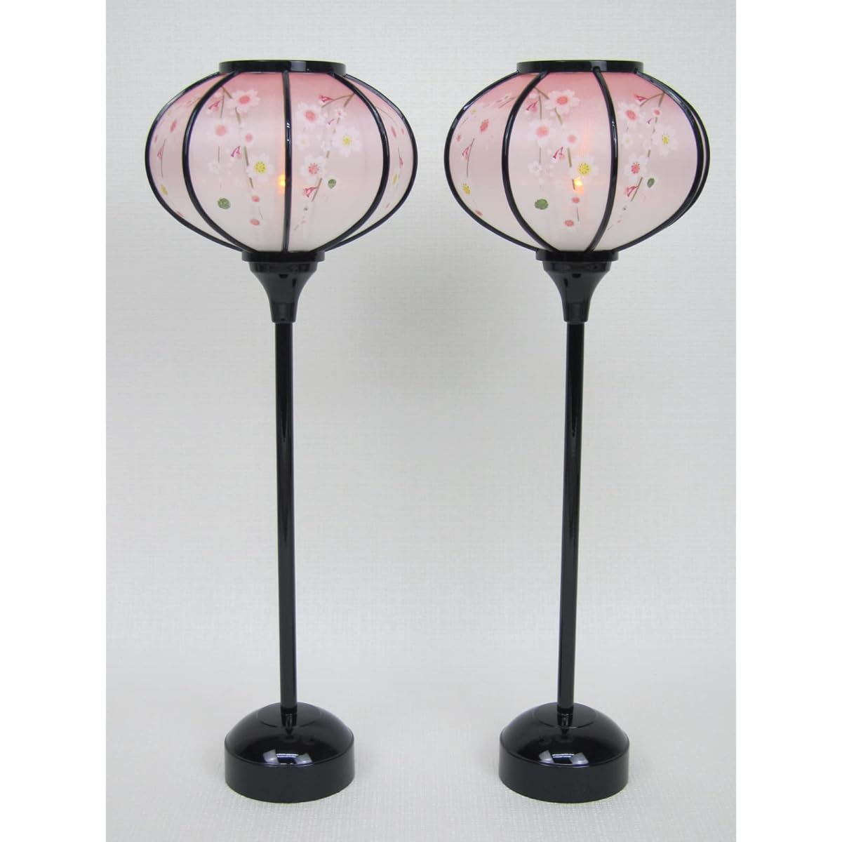 Parts sold Cordless lantern "Miyuki Weeping Cherry Blossom" Snow lantern (LED) Hina doll accessories (36cm)