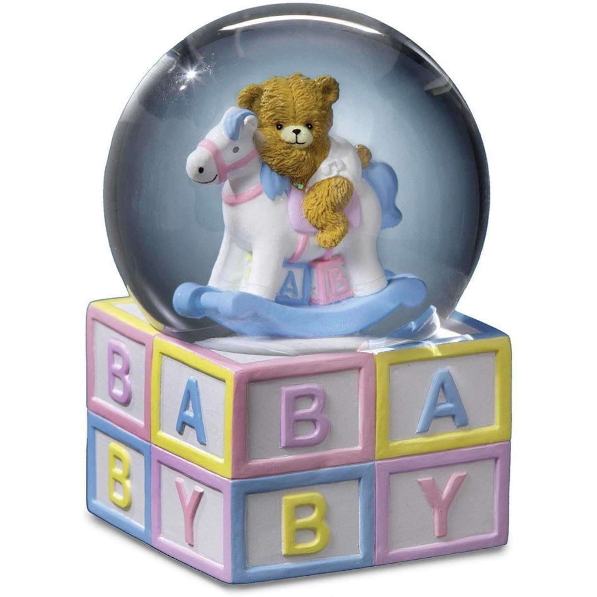 Baby Rocking Horse Water Globe