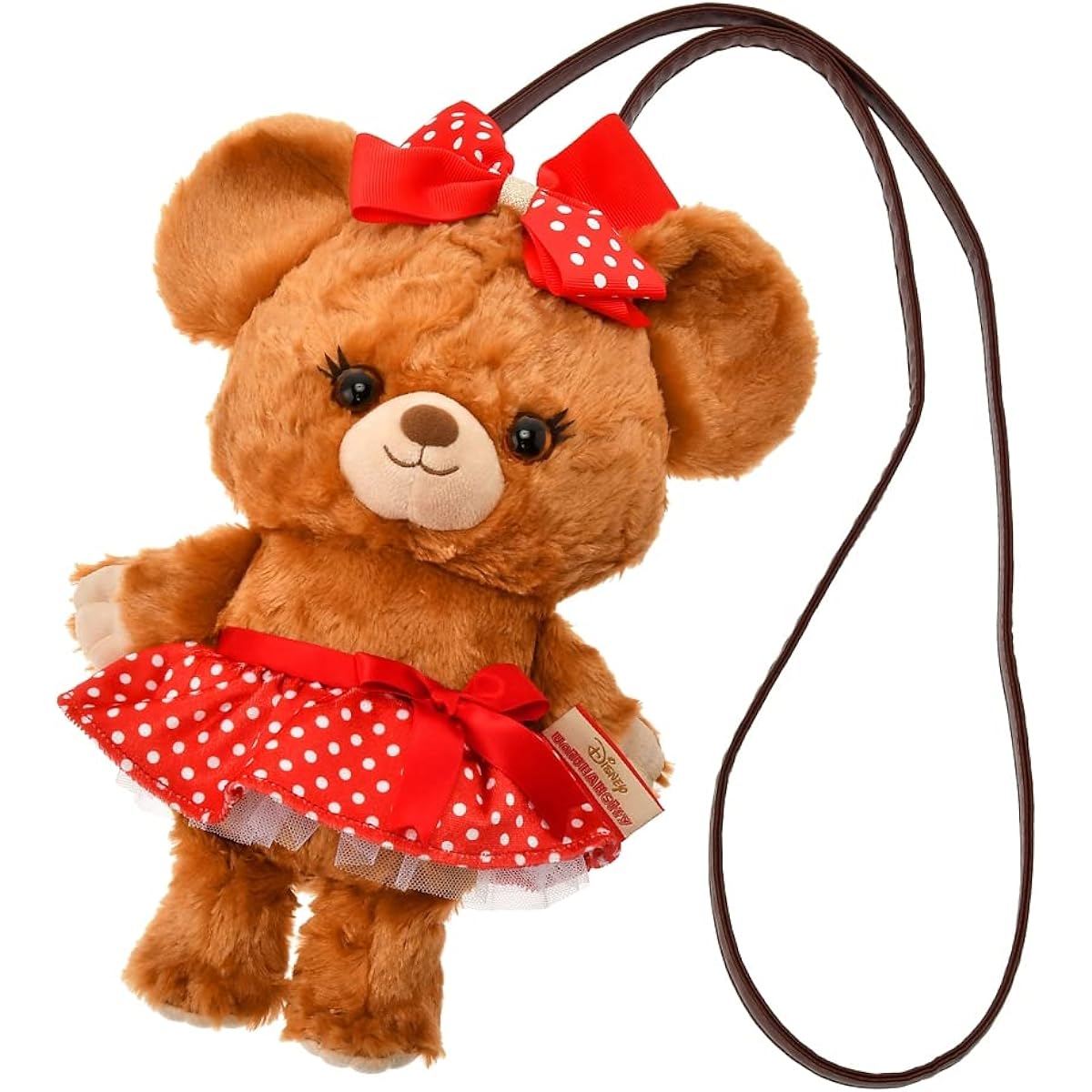 [Disney Store] UniBEARsity Pudding "Shoulder Bag" Plush Style "UniBEARsity 10th ANNIVERSARY" Bag / Pochette Minnie Disney