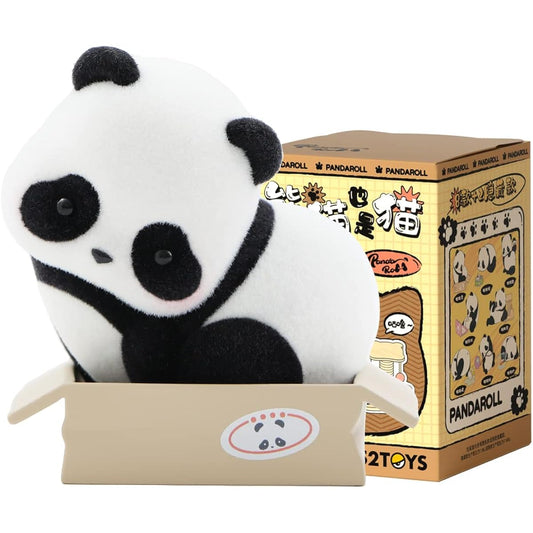 52TOYS Panda Roll Panda Cat 1pc Cute Action Figure Box Toys Cute Figures Popular Collectible Art Toys Cute Figures Creative Gifts for Christmas Birthday Party Holidays