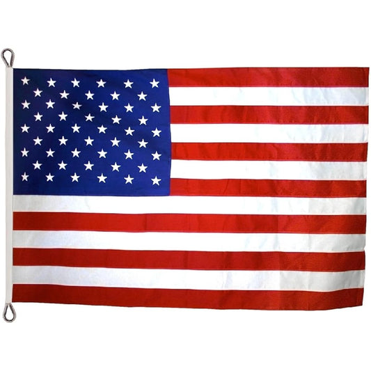 Annin Flagmakers 2360 12 ft. x 18 ft. Nylon-Glo American Flag