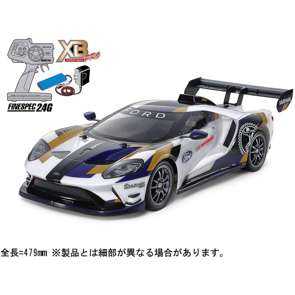 TAMIYA 1/10 XB Series No.228 2020 Ford GT Mk II (TT-02 Chassis) Painted Complete Model with Propo 57928